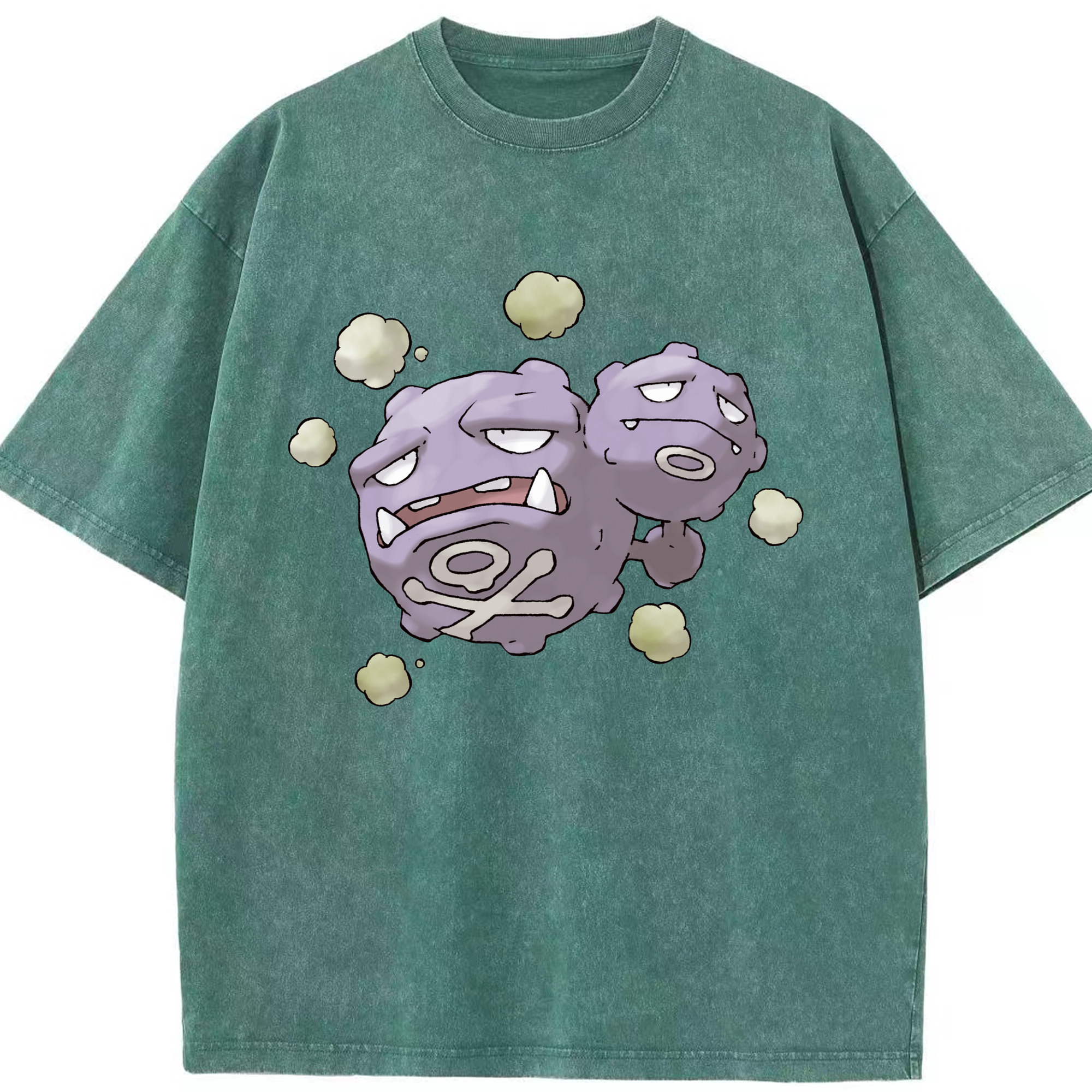 （画像用） ポケットモンスター Pokémon 綿100% ヴィンテージ風 半袖Tシャツ（フロントプリント）